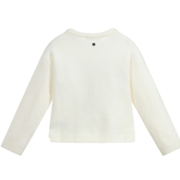 LITTLE ELEVEN PARIS
GIRLS IVORY KNITTED SWEATER 12” - Picture 3 of 6